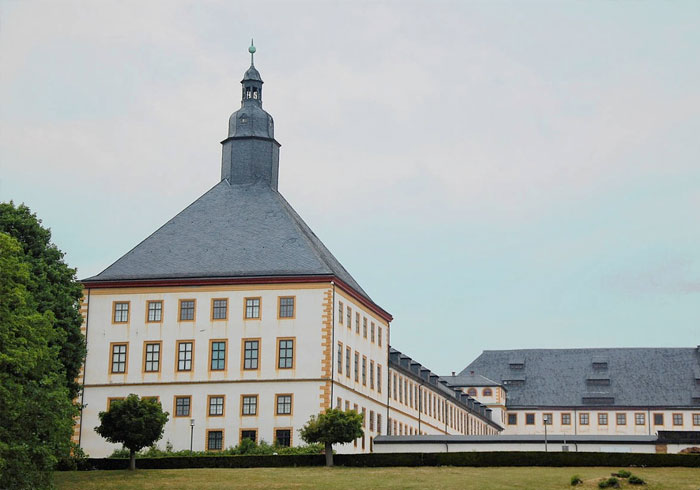 Das Schloss von Gotha, dem Standpunkt des Büros für Steuerberatung von Bückle & Partner